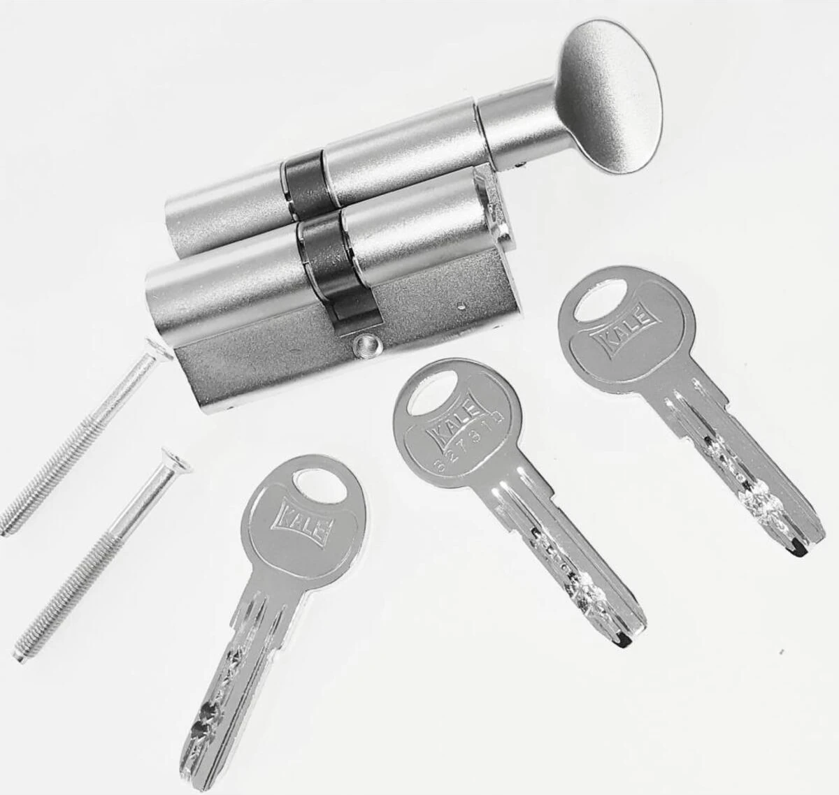 MS 58 Pirinç Silindir Kapı Kilit Göbeği 60 mm – Ortak Anahtar, İkiz Barel ve Çelik Pimli Delinmeye Karşı Koruma