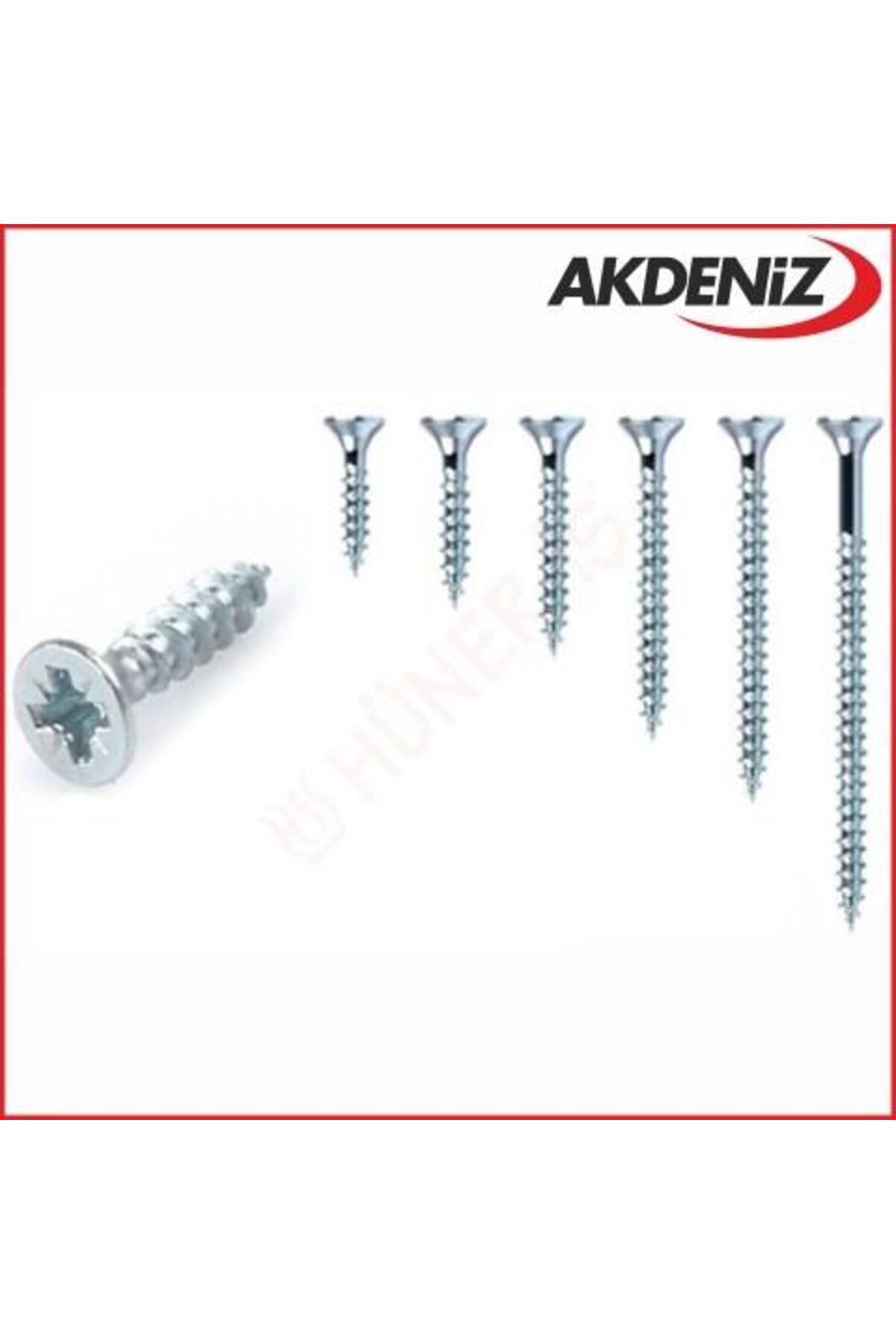 AKDENİZ  Sunta Vidası 5X60 Sunta Vıdası (200Lük)