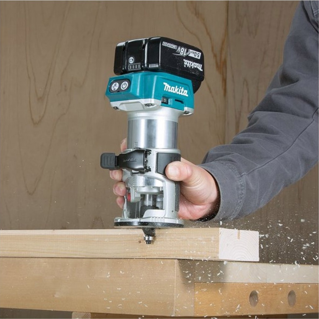 MAKİTA DRT50RTJ Çift Akülü Freze (2x5.0Ah)