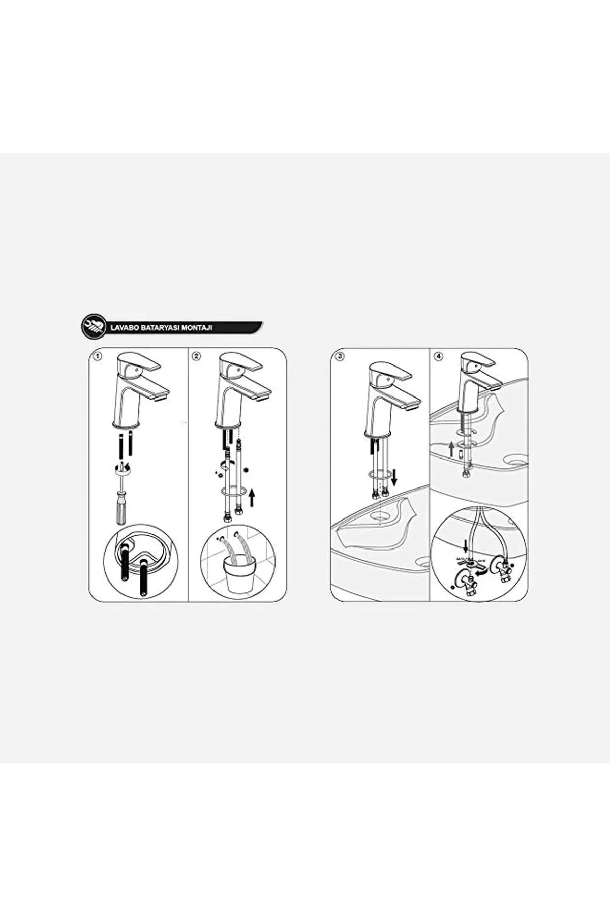 Adnoss Niobe Lavabo Bataryası Kuğu Borulu 102188054