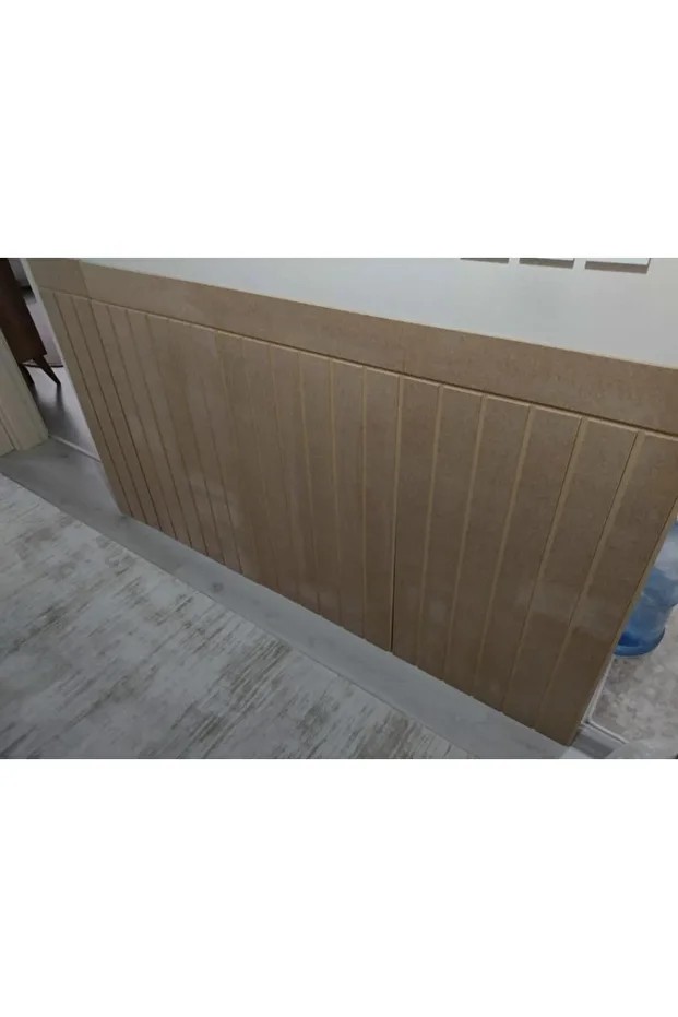 Dekoratif, Duvar Çıtası, Ahşap Duvar Paneli, Boyanabilir, Ham, Mdf, 54x103 (1 ADET)