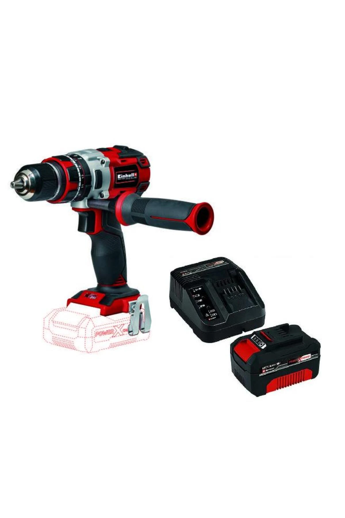 TE-CD 18 Li-i Brushless-Solo Akülü Darbeli Matkap ve 18V 4amper Akü Şarj Seti