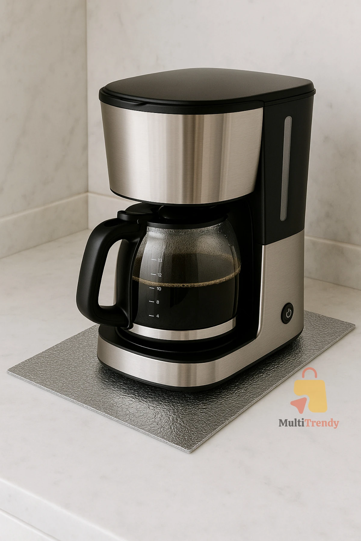 Mutfak Tezgah Koruyucu Metalize Mat – Kolay Kesilebilir Bulaşıklık İzolasyon Levhası 50x100 cm