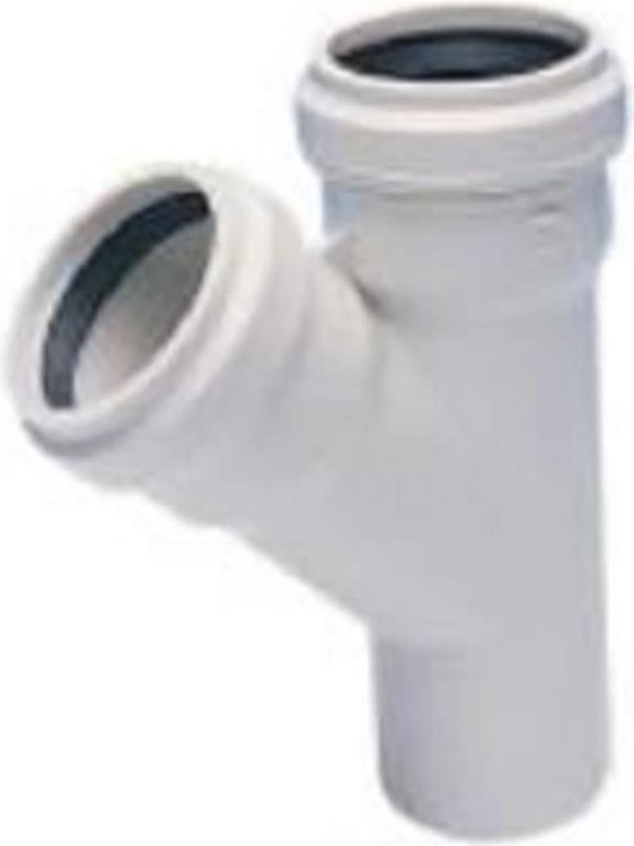 75X75 3.2 Pvcu Tek Çatal 45 Derece