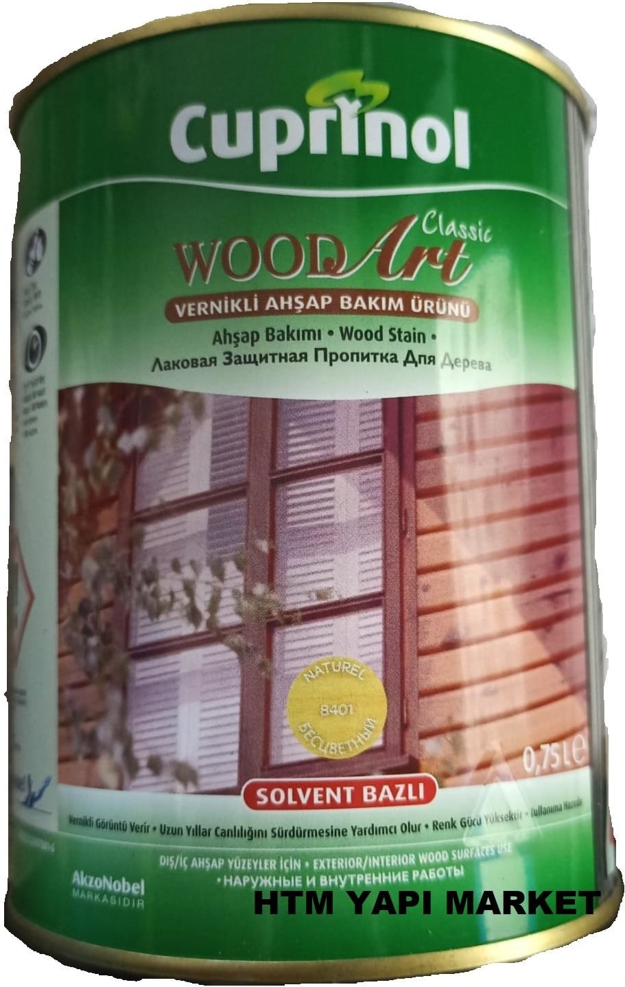 Kalite -  Cuprinol Ahşap Koruyucu Vernik (( Renksiz Naturel)) 0.75 Lt Parlak