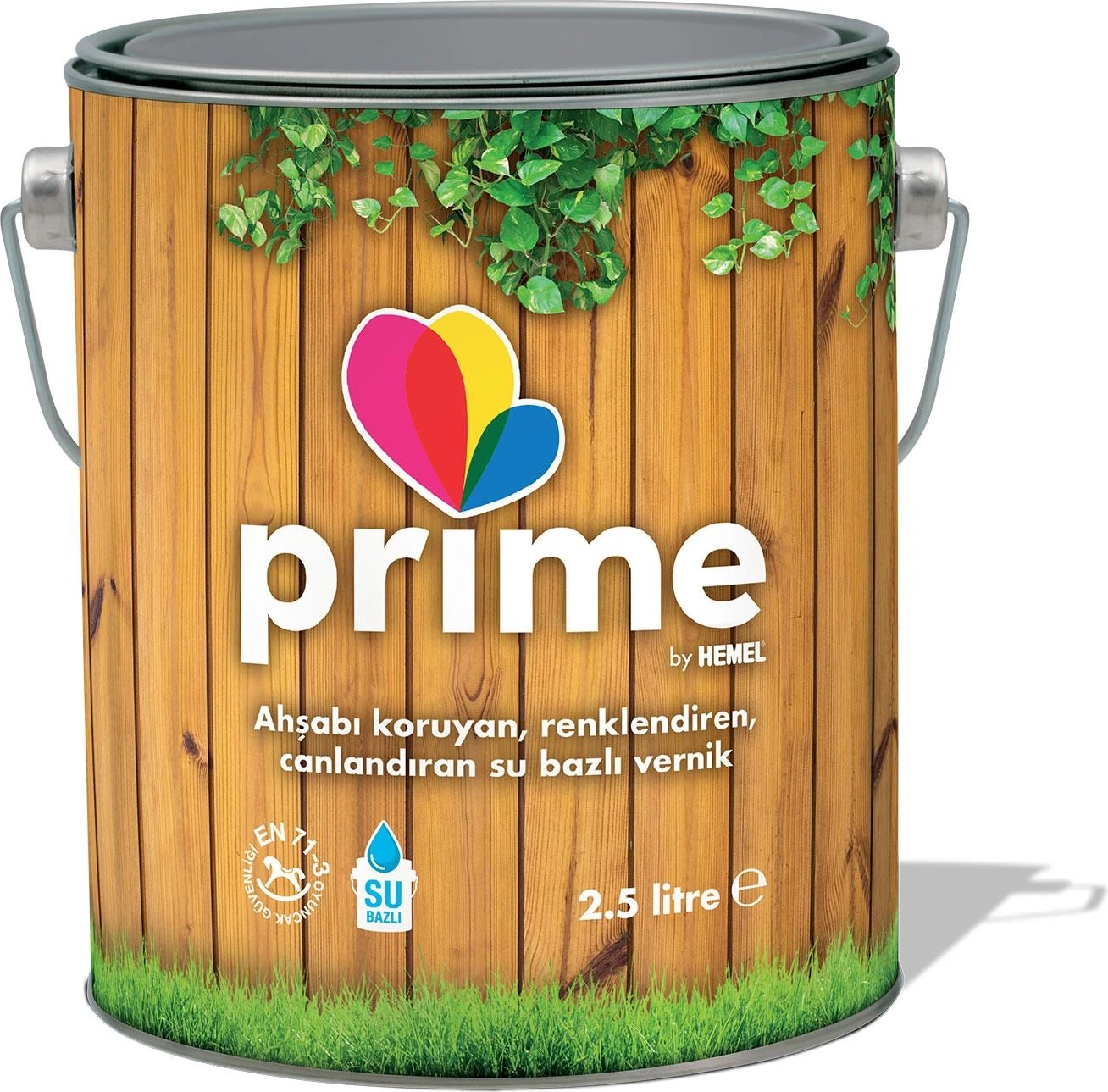 Prime Su Bazlı Renkli Ahşap Vernik - 2,5 Lt Burma