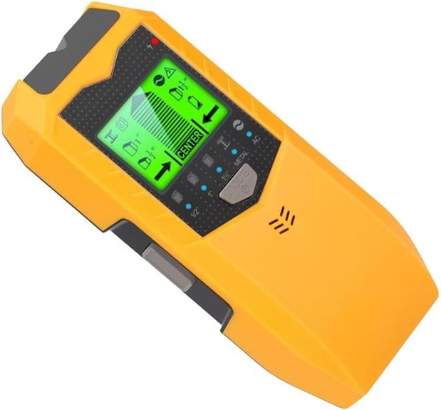 Powermaster PM-26593 Profesyonel 5in1 LCD Ekranlı Çok Fonksiyonlu Saplama Bulucu Duvar Dedektörü