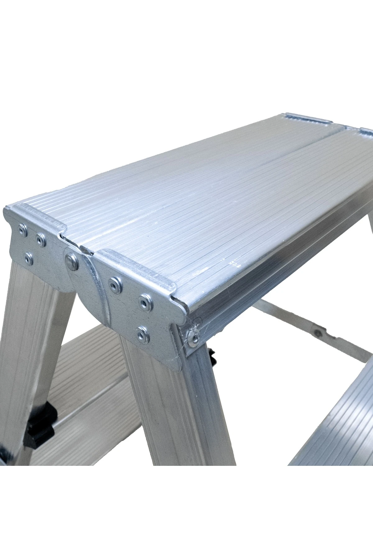 5+5 Gold Çift Çıkışlı Alüminyum Merdiven