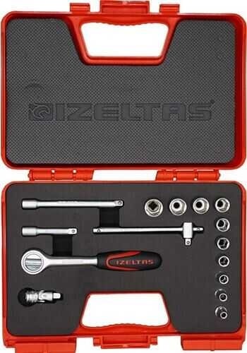 İZELTAŞ Izeltaş 1/4" 15 Parça Karbüratör Lokma Takımı