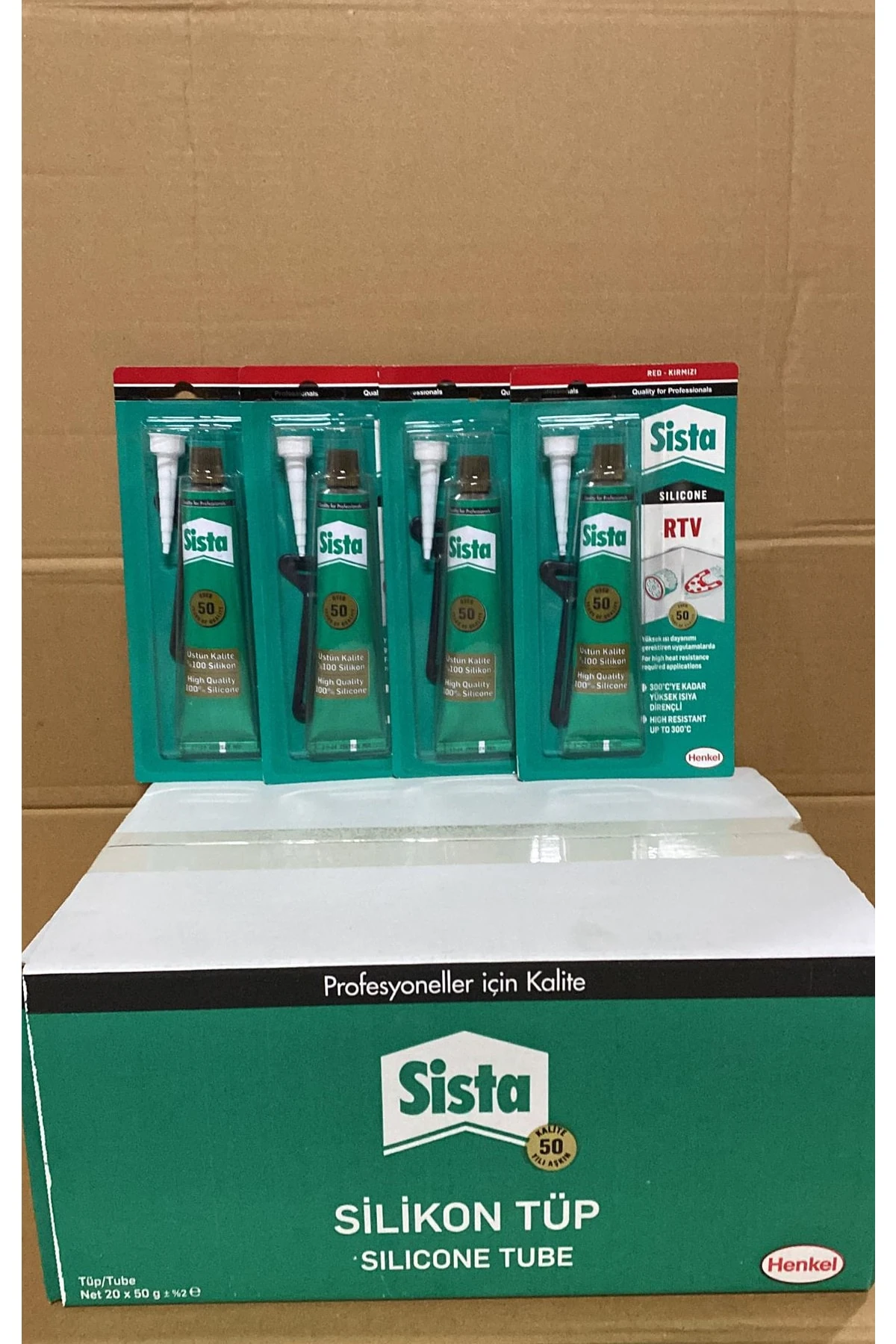 Sista Rtv Silikon Sıvı Conta 200°c Beyaz 50 gr 20'li Koli