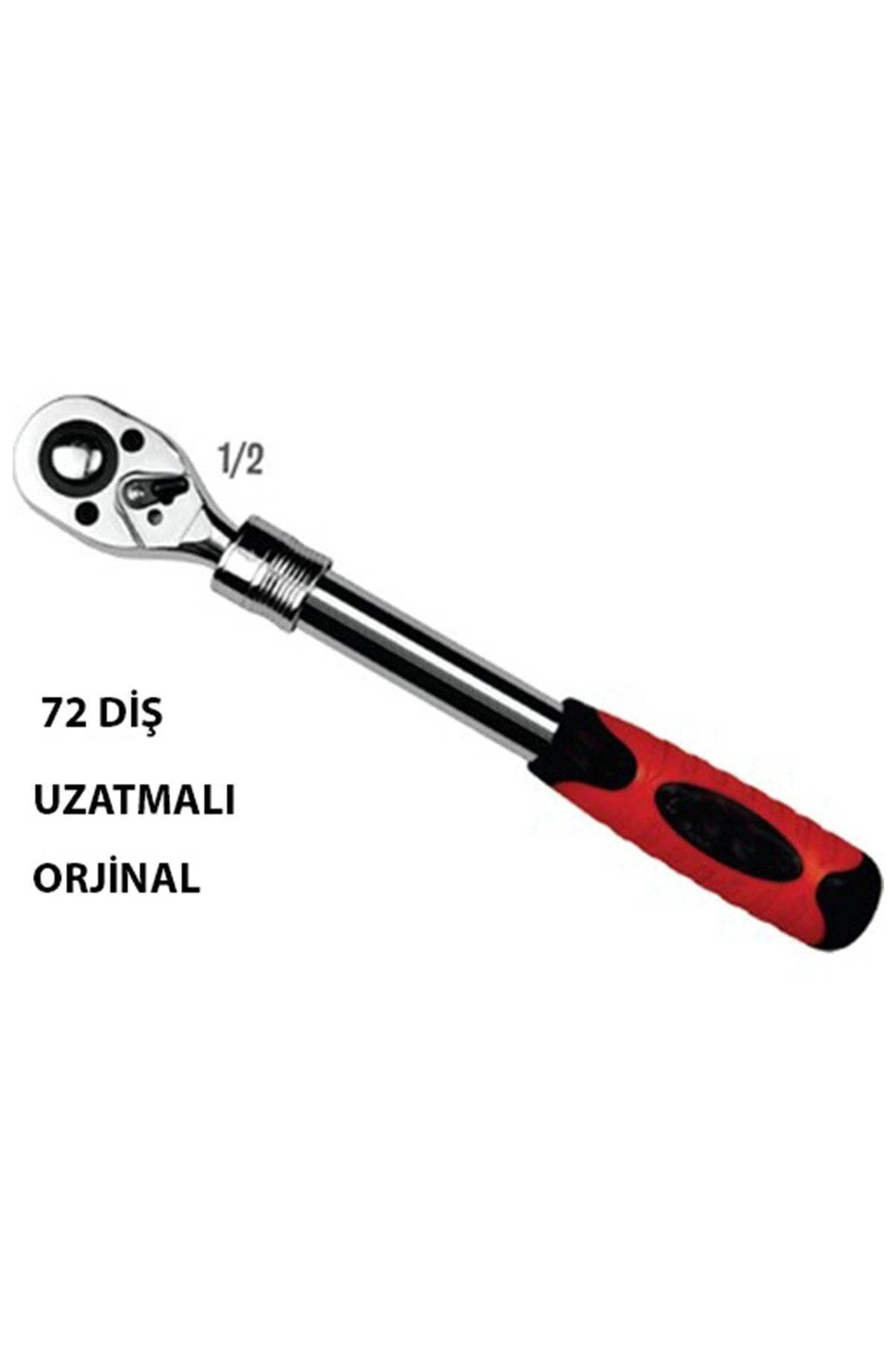 Uzatmalı 72 Diş 1/2 Lokma Cırcır Kolu Büyük Boy Orjinal Ürün