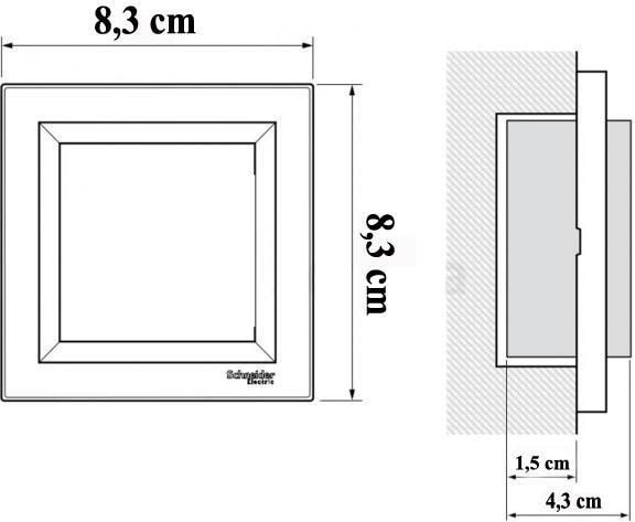Schneider Asfora Krem Vavien+ Vavien (Çerçeveli)