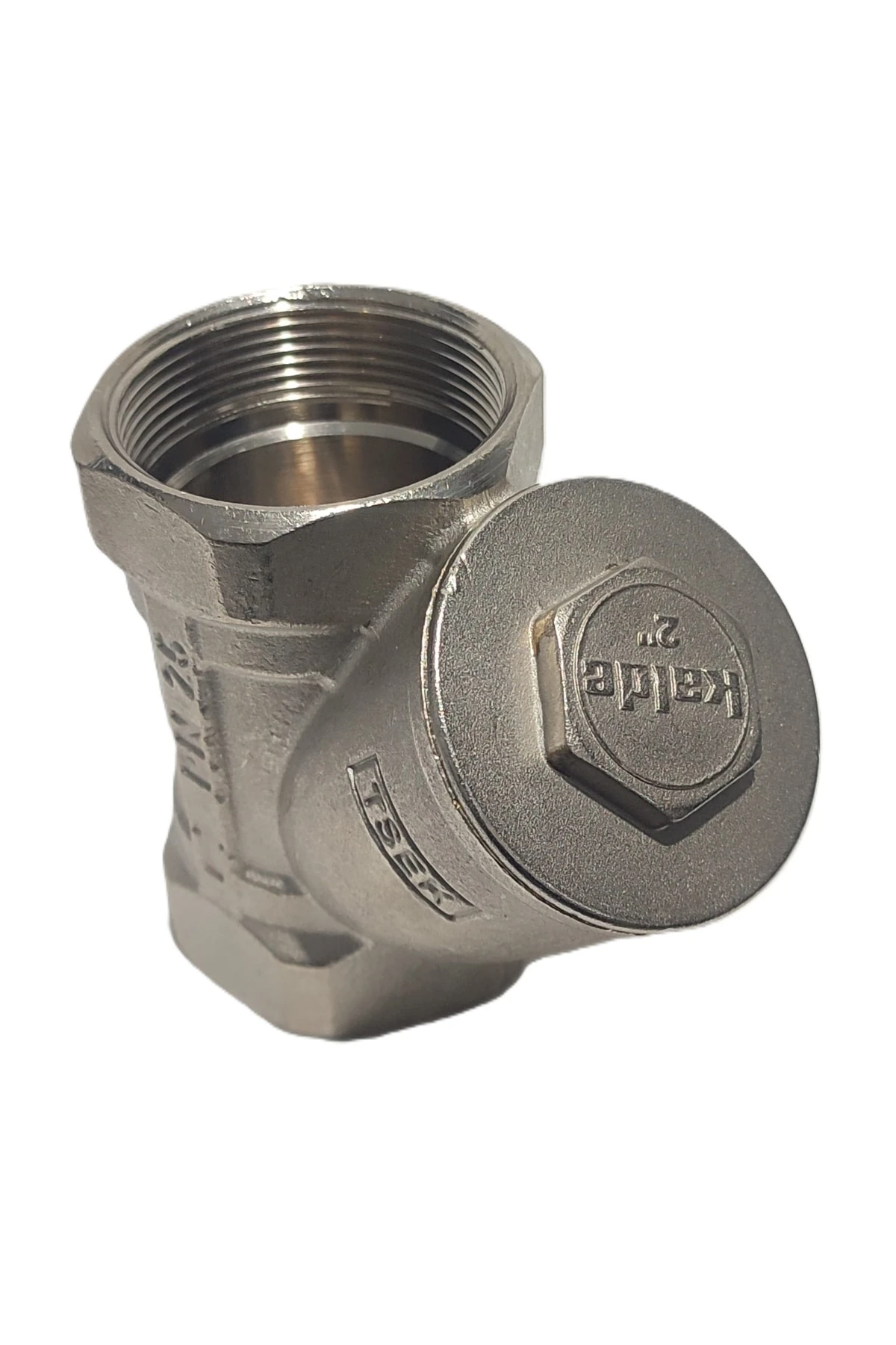 2" Sarı / Krom Pislik Tutucu Su Filtresi Dn50 - Threaded Strainer