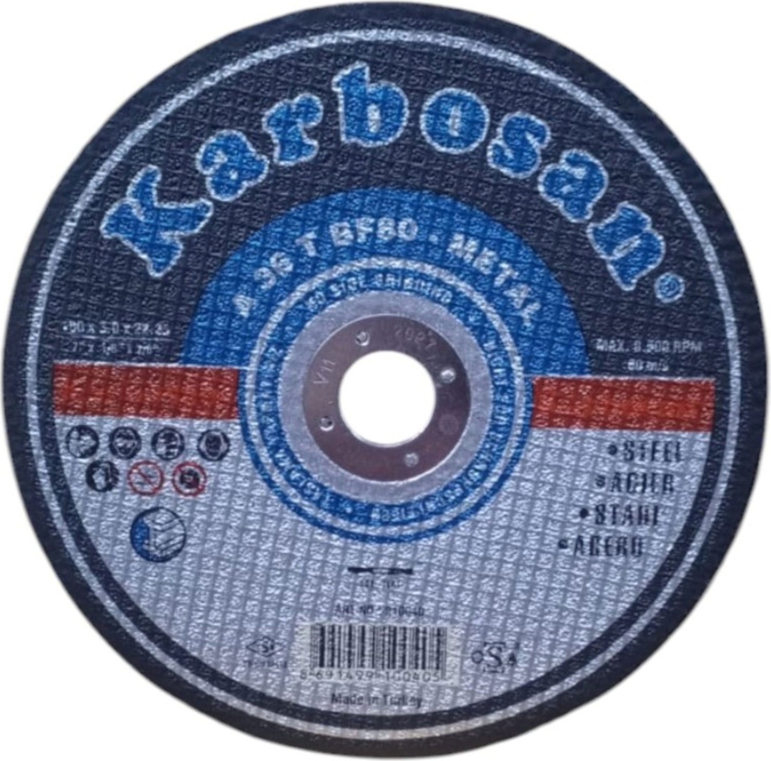 KARBOSAN 910040 Nk Metal Kesme 180X3.0X22