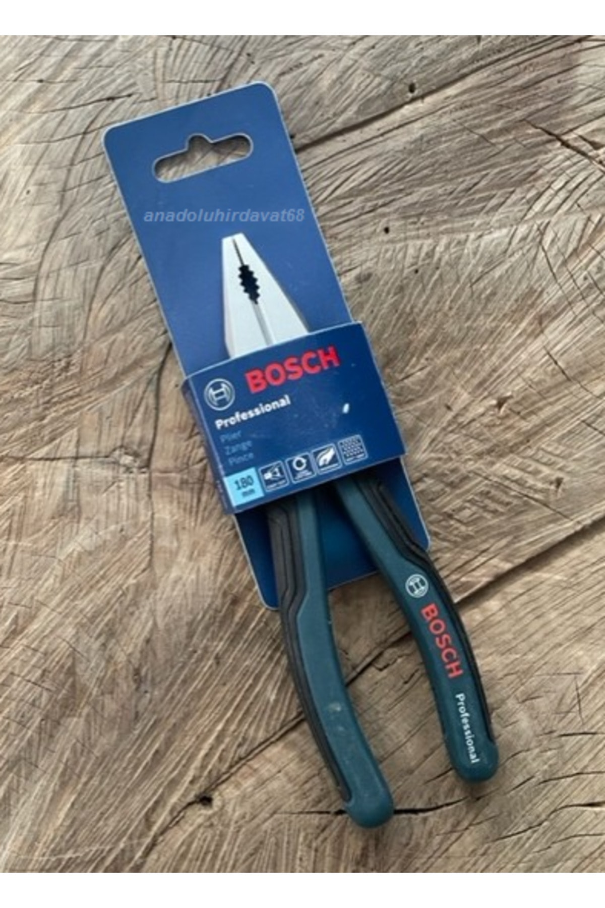 PRO 180MM PENSE CRV ÇELİK PENSE KOMBİNE İZOLELİ PENSE GERMANY