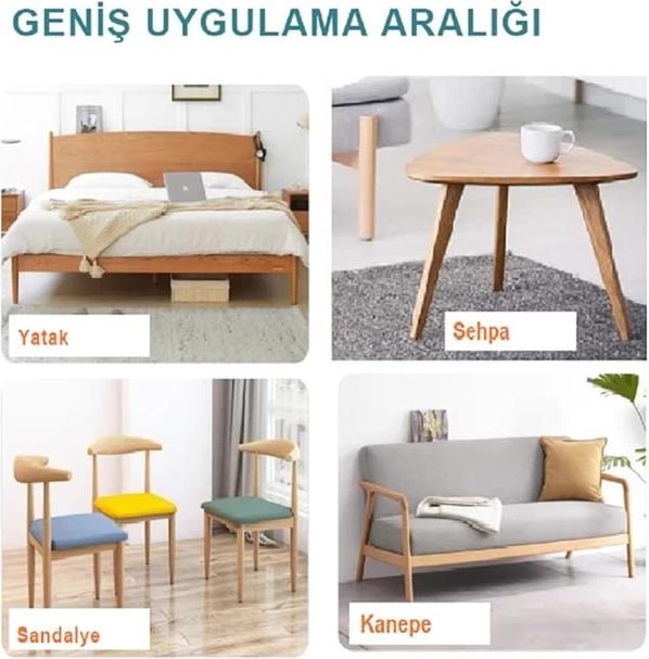 Sandalye Pabucu,masa,koltuk,tabure Ayak Kılıfı 8 Adet Siyah (Medium)