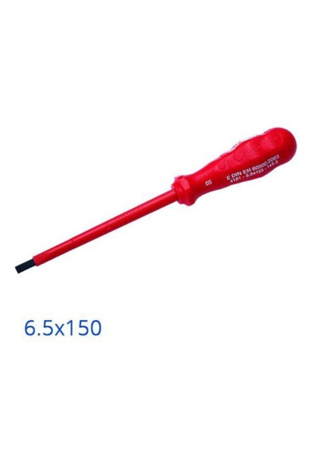 Süngüsü Izoleli Düz Tornavida 6.5x150