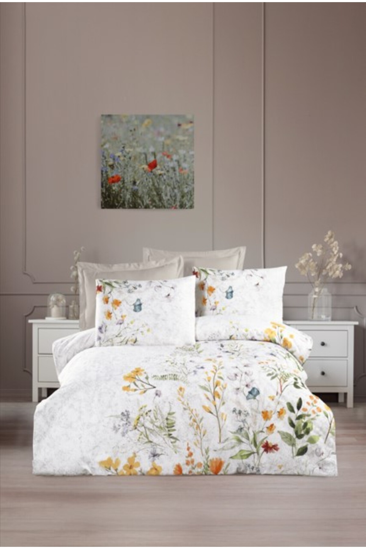 Creaforce Fiora Marble Çift Kişilik Nevresim Takımı
