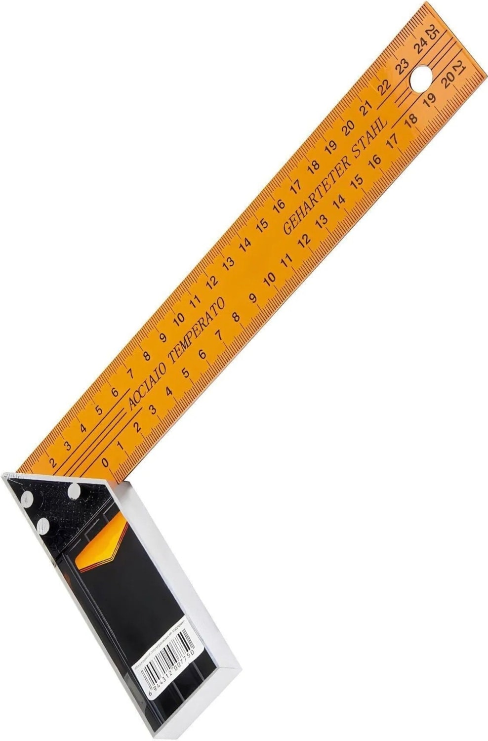 Alüminyum L Gönye Sarı Gönye Cetvel Kaynak Kaynakçı Marangoz Gönyesi 250 mm