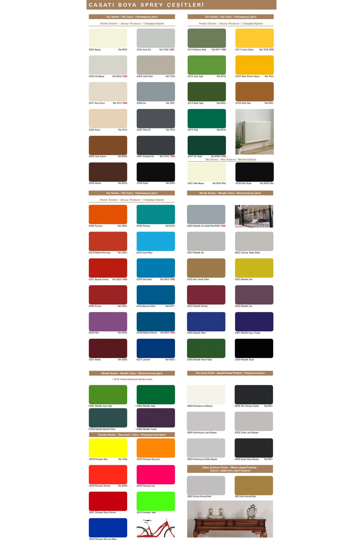 Sprey Boya S313 Yeşil 400 Ml.