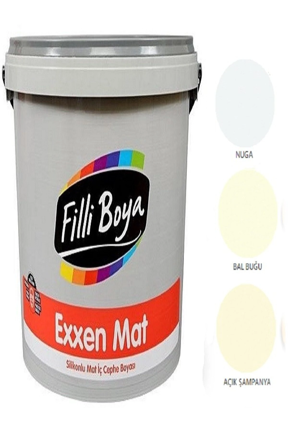 Filli Exxen Mat Silikonlu Mat Iç Cephe Boyası 2,5lt (açık Şampanya)