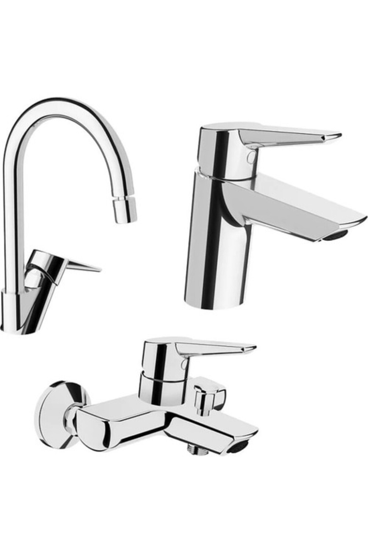 Solid S Lavabo Musluk Eviye Mutfak ve Banyo Batarya Seti
