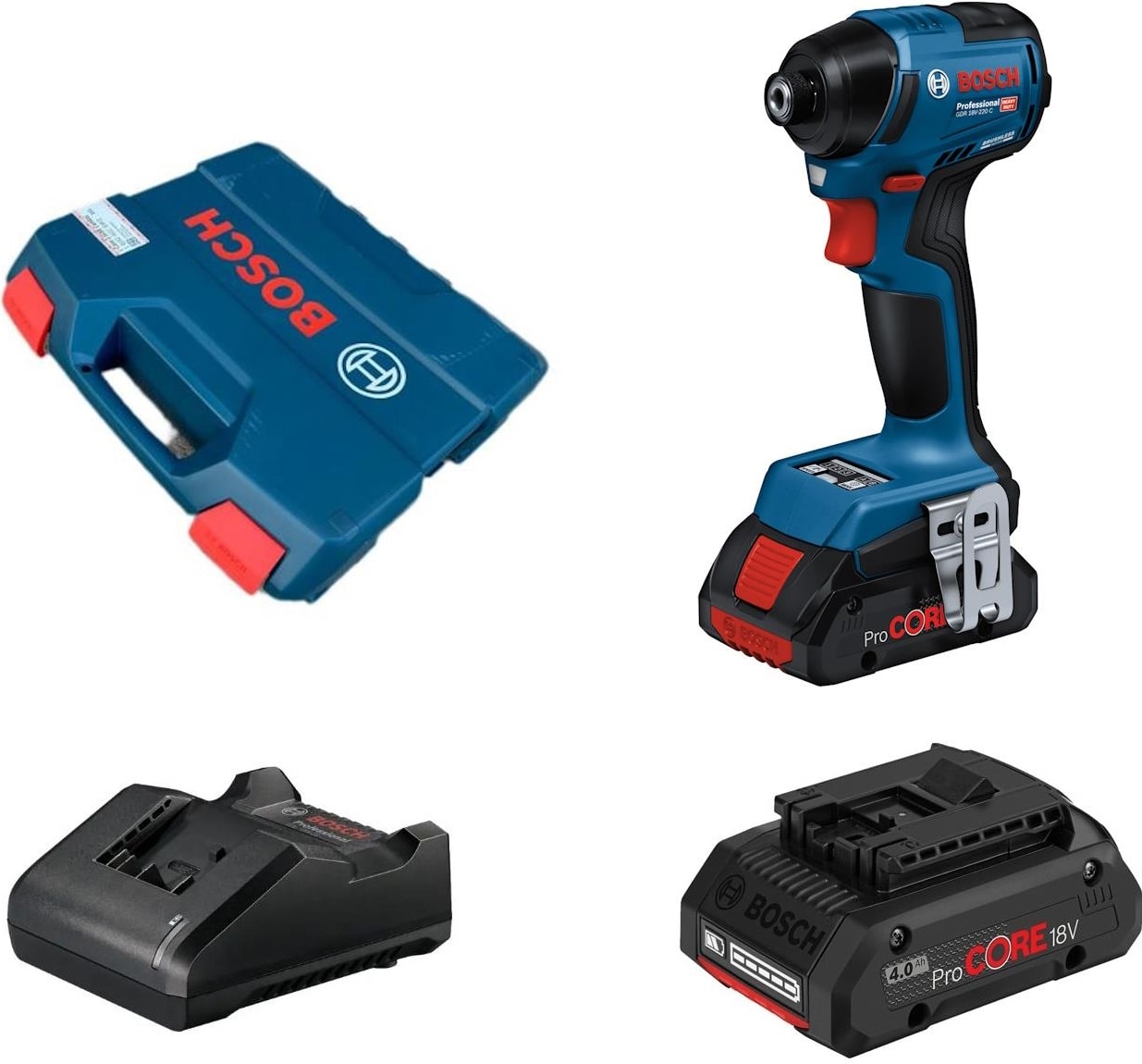 Gdr 18V-220 C Procore 2X4.0AH Çift Akülü Darbeli Somun Sıkma Makinesi