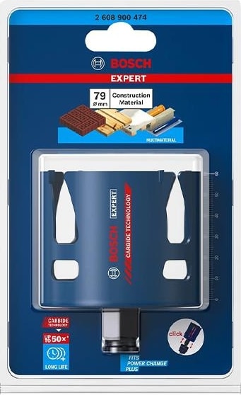 BOSCH 79 mm Yapı Malzemeleri Için Panç 2608900474