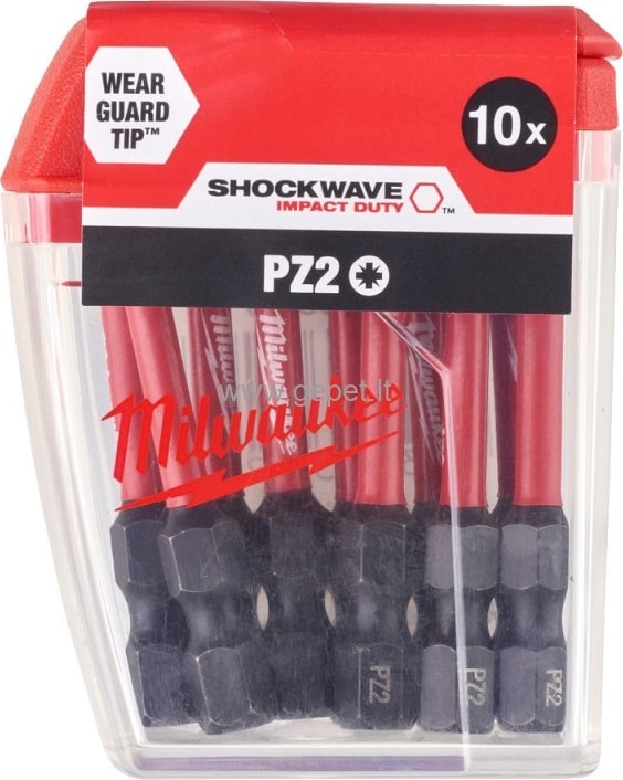 Bits Uç Pz2 50 mm 10'lu Paket Shockwave