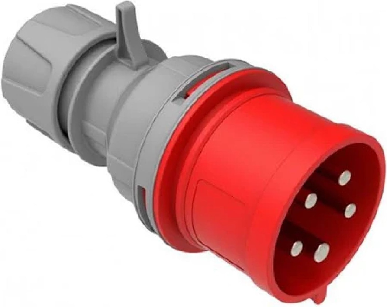 BC1-3505-2011 ,5-Kutup/4p+Pe 32-Amper Düz Seyyar Fiş