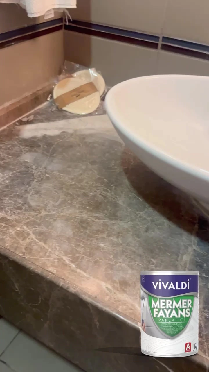 Fayans Ve Mermer Parlatıcı 1l - Tüm Yüzeyler Için Parlatıcı Vernik - Mermer, Fayans, Parke Parlatıcı