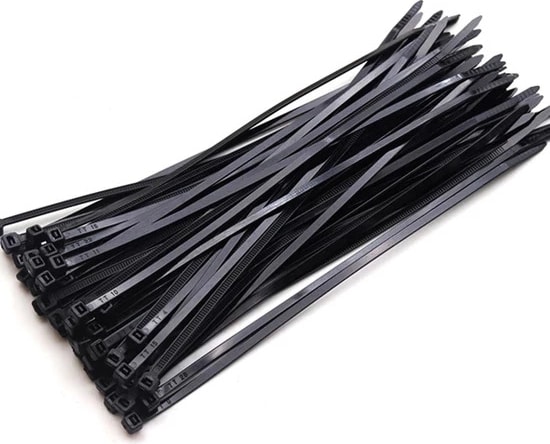 Infotools Kablo Bağı Cırt Kelepçe Siyah 2,5 x 150 mm 100'LÜ