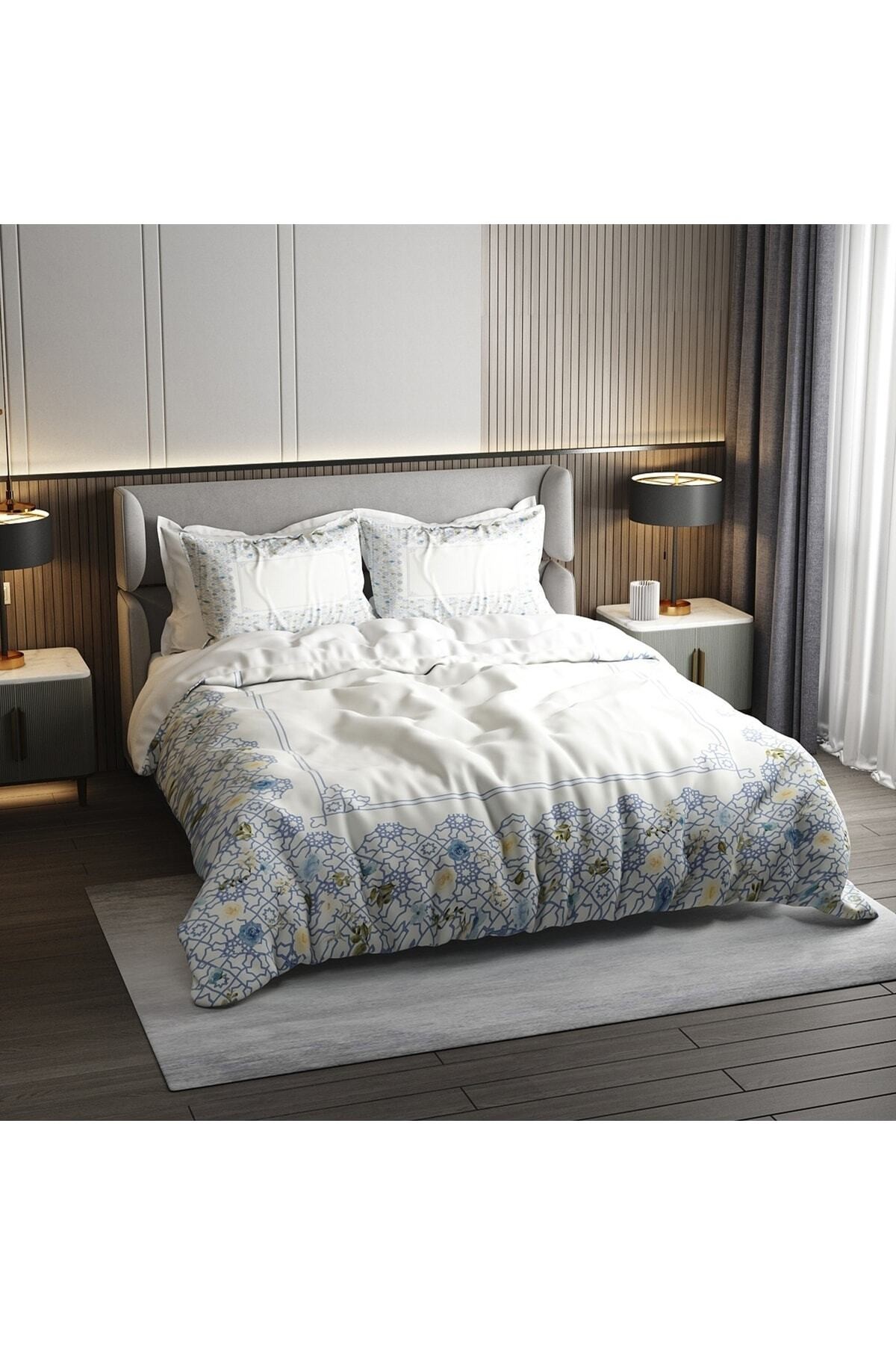 Kıng Sıze Nevresim Takımı Çift Kişilik 3d Pamuk Saten Cool Soft 220x240cm