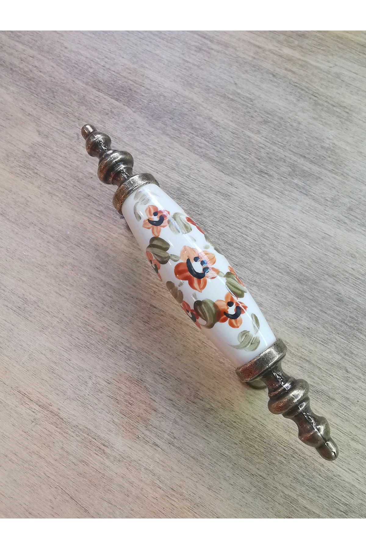 KARAN PORSELEN 64mm Porselen Mobilya Çekmece Vestiyer Mutfak Dolap Kulbu