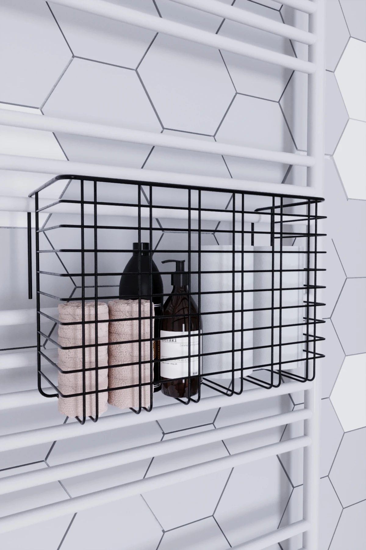 Havlupan Düzenleyici Banyo Düzenleyici Havluluk Kurutma Sepeti Tuvalet Kağıdı Makyaj Kozmatik