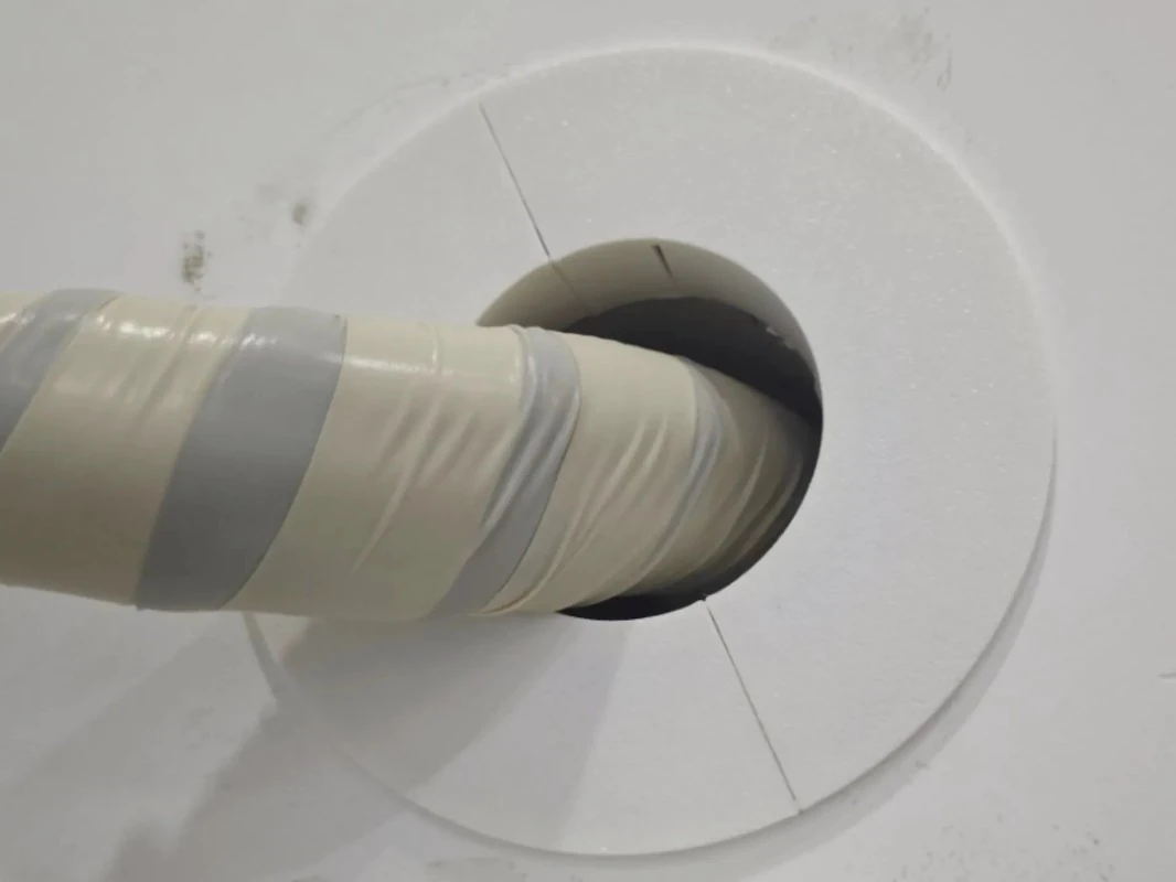 Klima Borusu Delik Kapatma Dekoratif Kapak Boru Kapağı Plastik