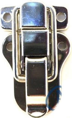 Sandık, Kutu Klipsi, Ön Kilidi - 48X30MM, Nikel, 1 Adet