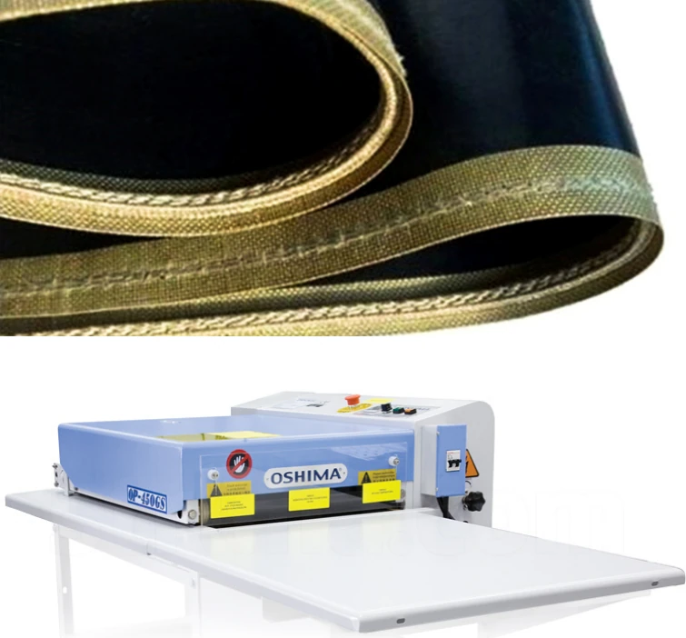 Oshima Mini Pres Fitilli Teflon® PTFE Üst Bant (520 mmx1530 mm) Siyah Antistatik 0,36 mm OP-520GS Model