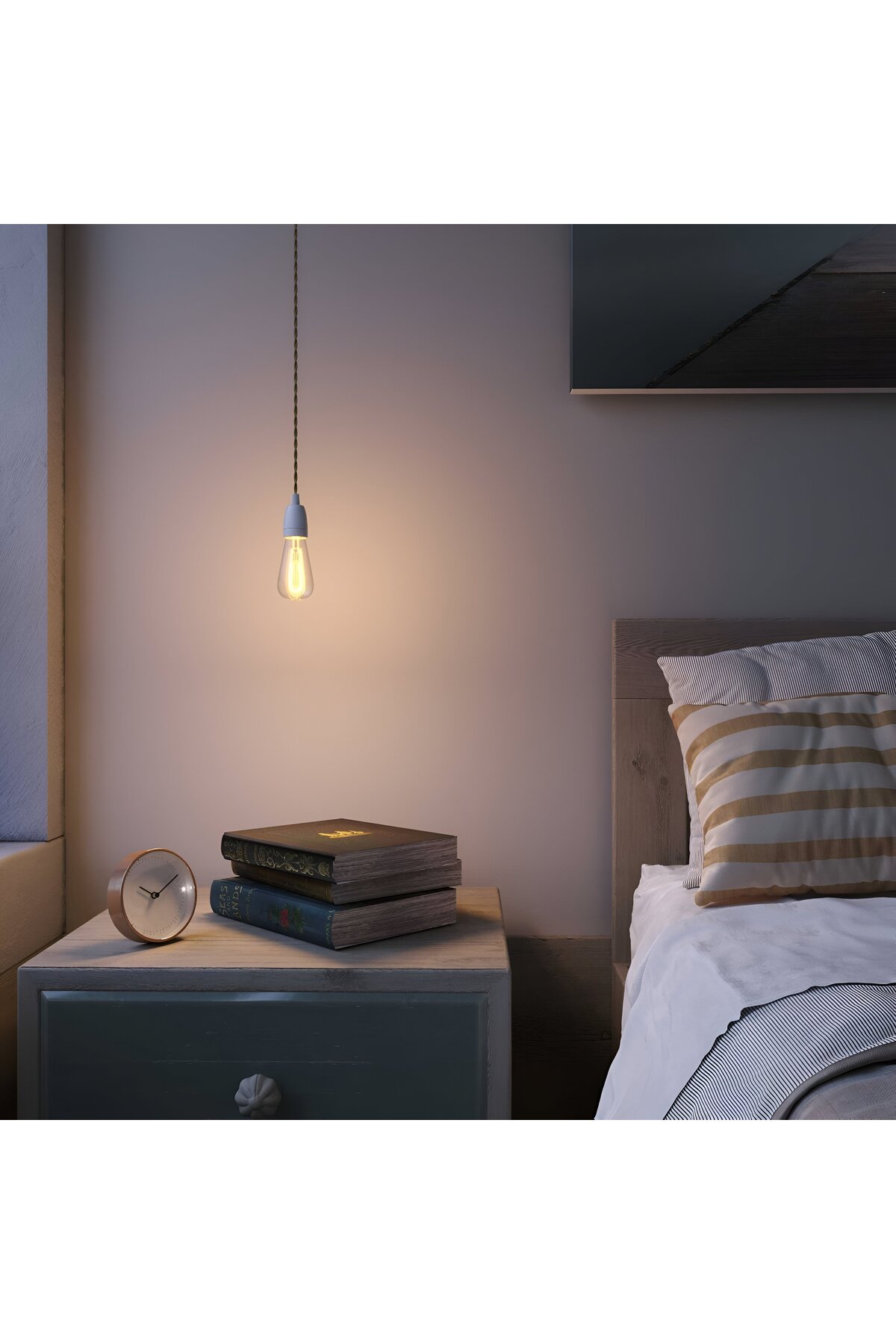 CT-4353 - 8W 3200K Günışığı | LED Filament Rustik Ampul - E27