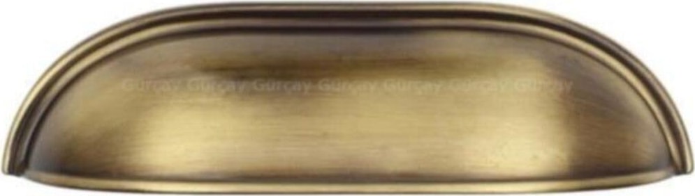 Lüks Çanak Kulp ANTİK SARI 96mm (2 Adet)