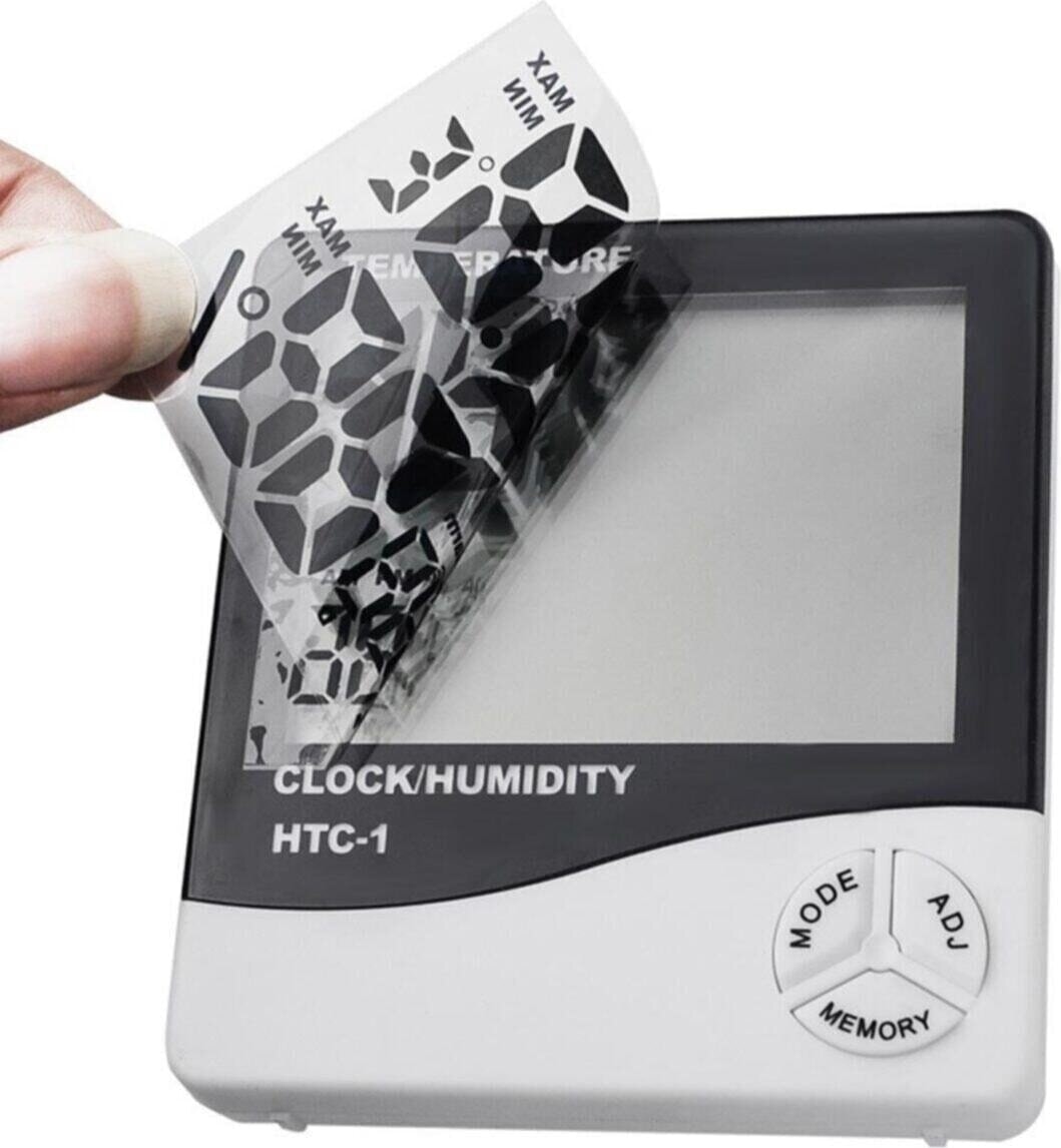 Termometre Isı Nem Saat Alarm Mini Dijital Termometre Nem Ölçer Oda Sıcaklığı Iç Mekan LCD