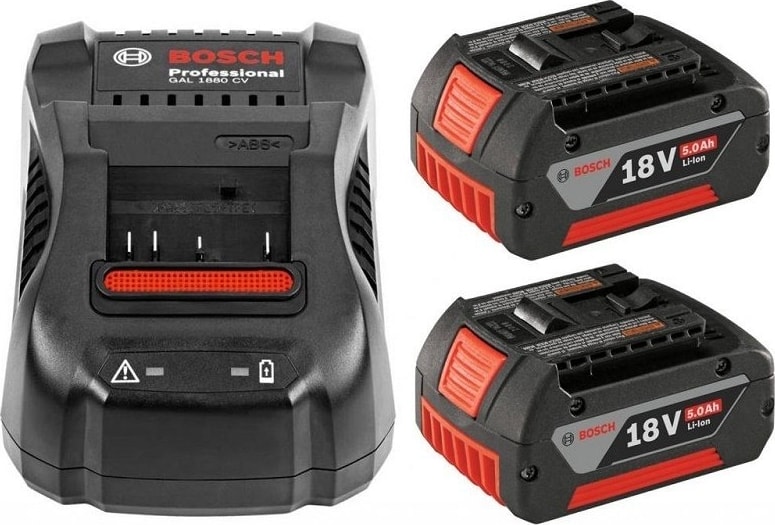 BOSCH Promix Set Gbh 180-LI Kırıcı Delici +Gsr 18-50 Akülü Vidalama Brushless Motor Kömürsüz 18 V 5,0 Ah Çift Akü