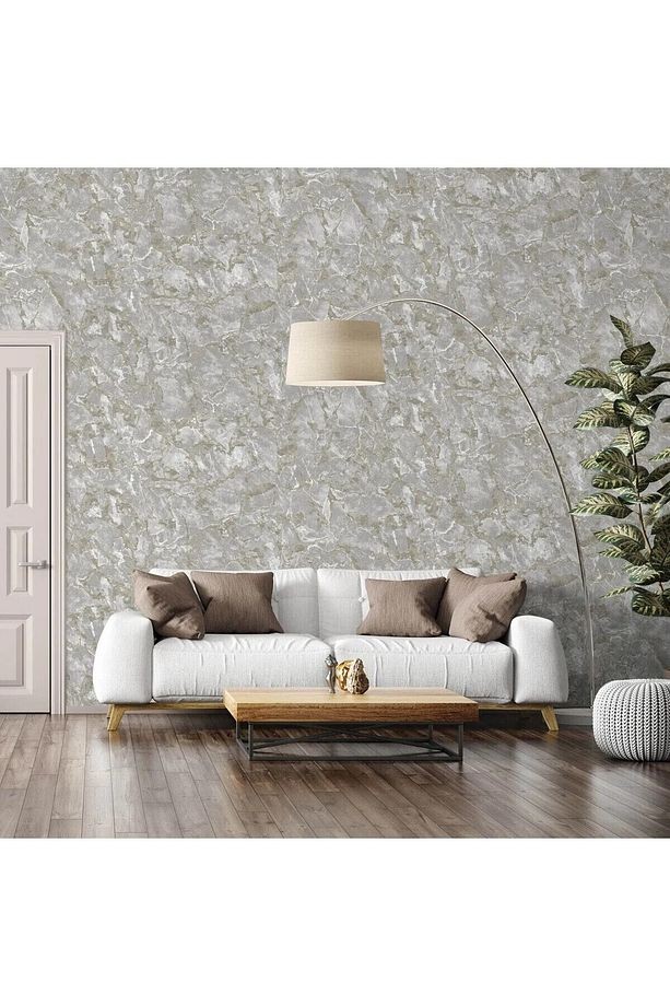 ROKA 23103-3 Modern Mermer Desenli Duvar Kağıdı 16,5 m2