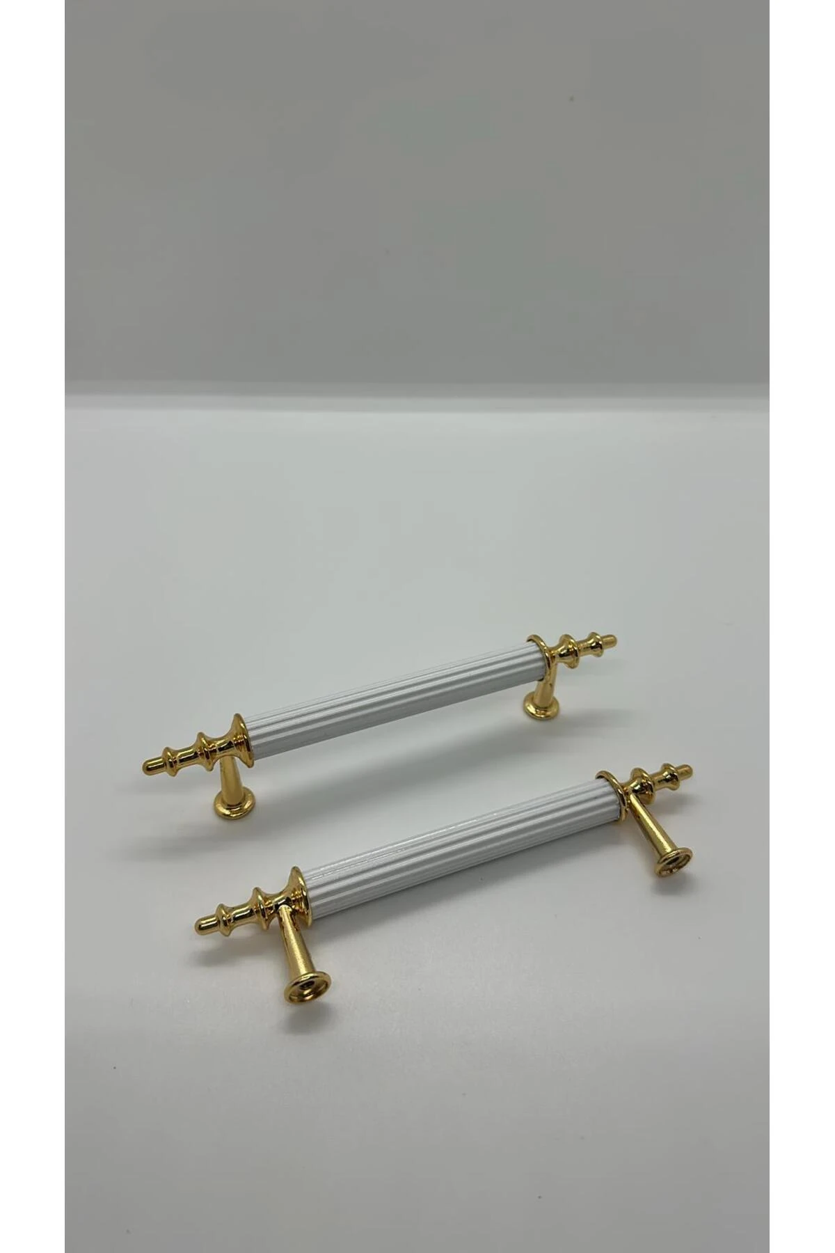 Trs Alüminyum Metal Asos Beyaz Altın 96 Mm 2 Adet Dolap Mutfak Çekmece Vestiyer Kulpları