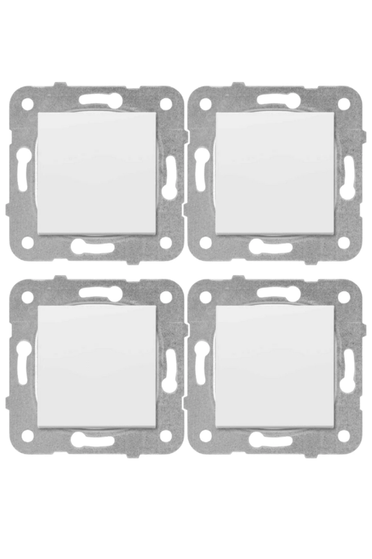 Viko Karre Anahtar Beyaz (Çerçeve Dahil) 90967001 (4 Adet)