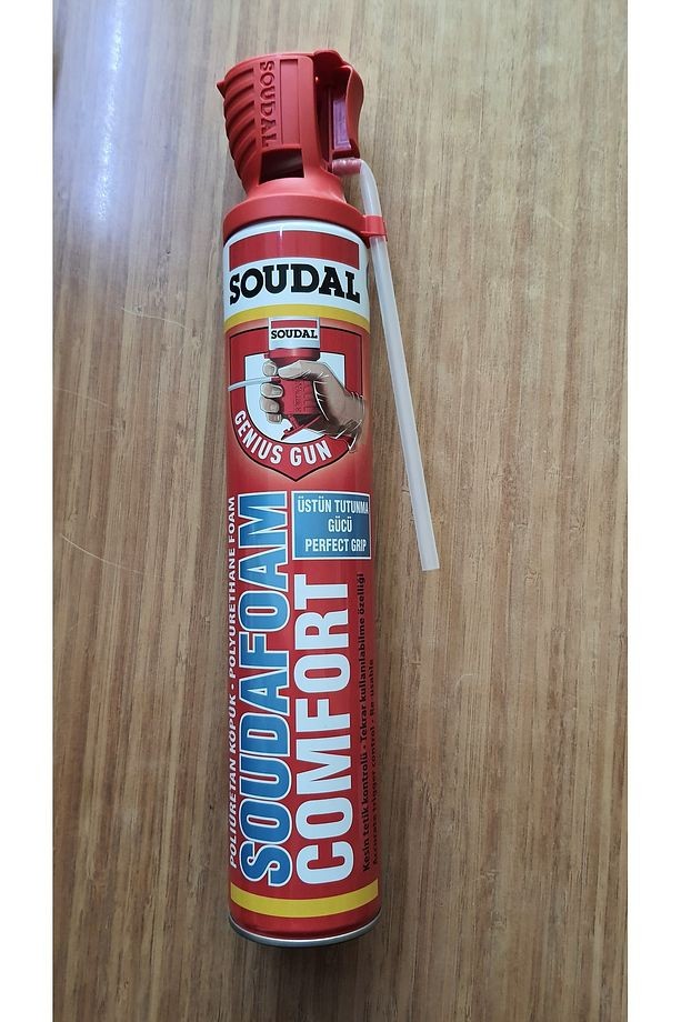 Soudafoam Comfort Üstün Yapıştırma Gücüne Sahip Poliüretan Montaj Köpüğü 750 ml (12 Adet)