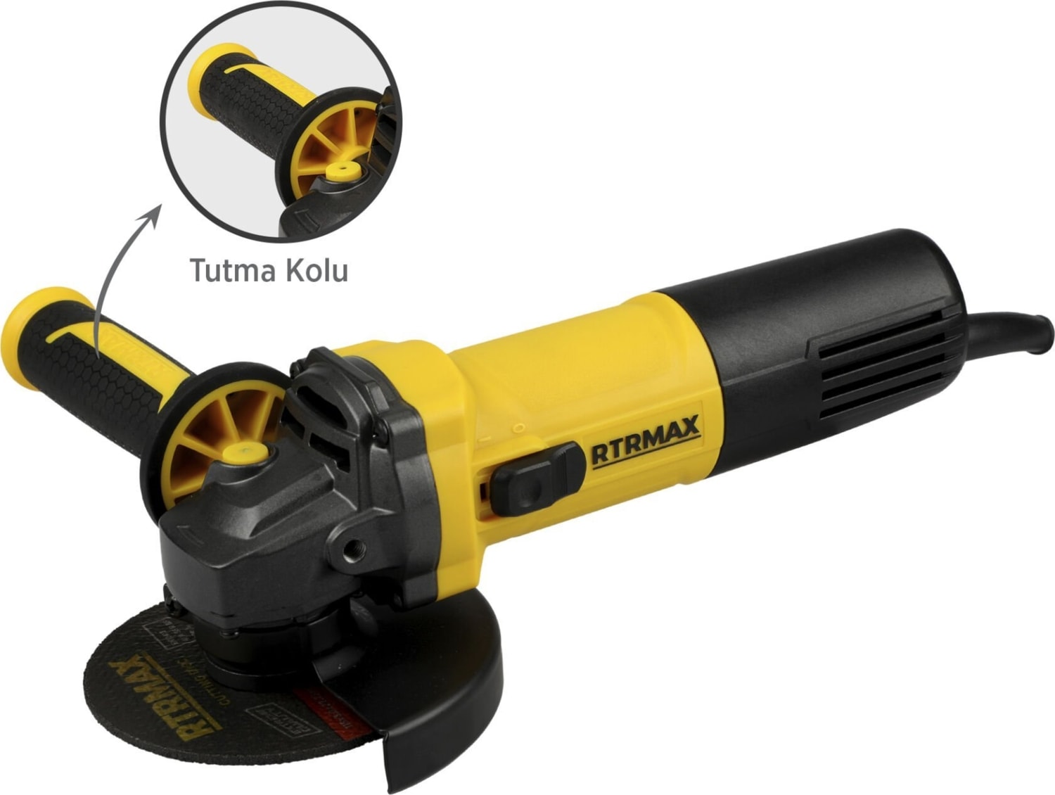 RTRMAX RTM1090 Avuç Taşlama Makinası 125 mm 950 W