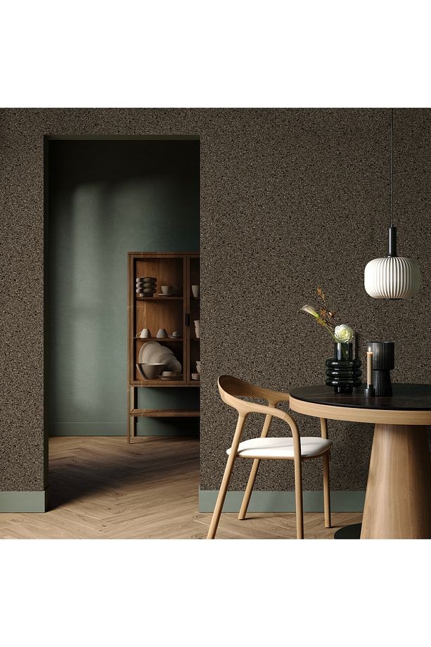Roka 23110-4 Mantar Desenli Kabartmalı Modern Düz Sade Duvar Kağıdı