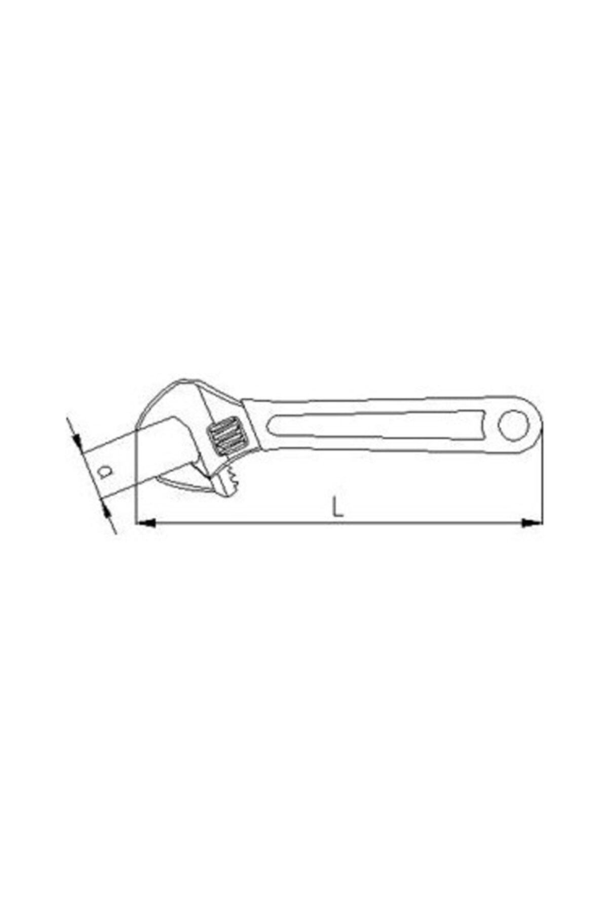 Kurbağacık 10" Ingiliz Anahtarı Kurbacık Anahtar 250 Mm