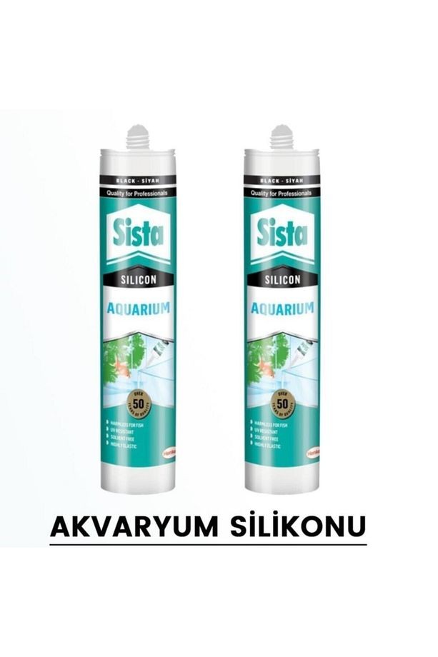 Sista Şeffaf Akvaryum Silikonu 310 Ml (2 Adet)